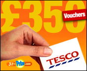 WIN £350 OF TESCO VOUCHERS